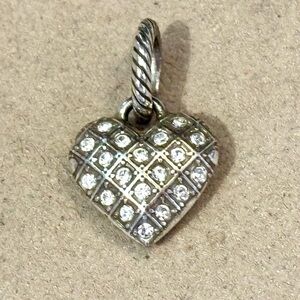 🆕Listing♥️ 🆕 Brighton Diamond Heart charm Tiny crystals in diamond-shape grid